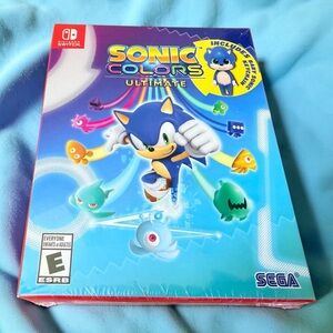 Nintendo Switch Sonic Colors Launch Edition Baby Sonic Keychain New Factory Seal